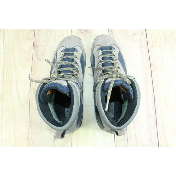 LL Bean Made in Italy Gore-Tex Hiking Boots Vibram Sole Men’s 10 Gray Blue main image 9